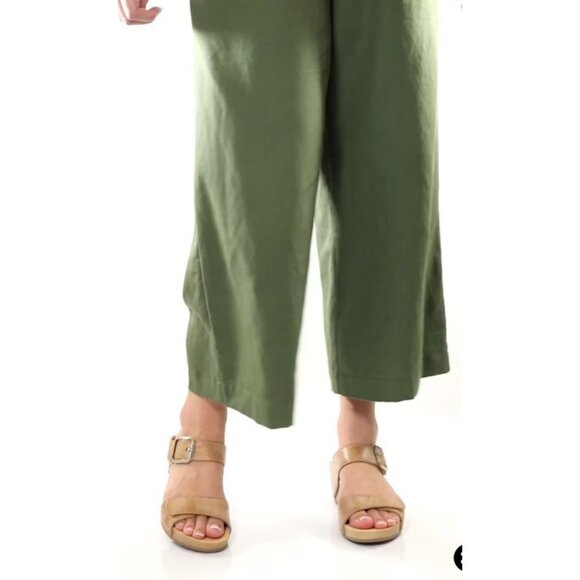 Dansko Size 42 Leather Wedge Sandals Nude Beige Comfort Slip On Adjustable Strap - Picture 14 of 15